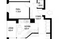 Mieszkanie 3 pokoi 77 m² Warszawa, Polska