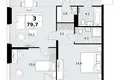 Appartement 3 chambres 80 m² Kommunarka, Russie