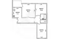 Квартира 3 комнаты 62 м² Брест, Беларусь