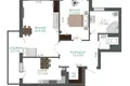 2 room apartment 88 m² in Minsk, Belarus