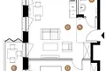 Appartement 2 chambres 48 m² Poznan, Pologne