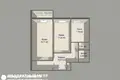 Apartamento 2 habitaciones 51 m² Minsk, Belarús