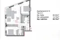 1 bedroom apartment 86 m² Tirana Municipality, Albania