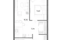 Wohnung 1 zimmer 51 m² Kaliningrad, Russland