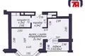 Квартира 1 комната 34 м² в Минске, Беларусь