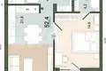 Apartamento 53 m² Kaliningrado, Rusia