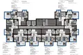 Mieszkanie 2 pokoi 54 m² Alanya, Turcja