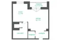 Apartamento 1 habitación 46 m² Minsk, Belarús
