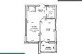 Квартира 2 комнаты 39 м² Минск, Беларусь