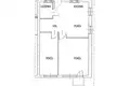 3 room apartment 48 m² Warsaw, Poland