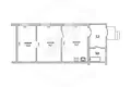 Apartamento 43 m² Muchaviecki sielski Saviet, Belarús
