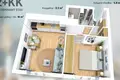 Квартира 3 комнаты 38 м² Кладно, Чехия