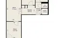 3 room apartment 62 m² Minsk, Belarus