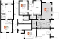 Appartement 2 chambres 66 m² Odincovskij gorodskoj okrug, Russie