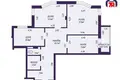 Mieszkanie 3 pokoi 83 m² Mińsk, Białoruś