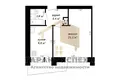 1 room apartment 38 m² Muchaviecki sielski Saviet, Belarus