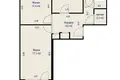 Mieszkanie 3 pokoi 65 m² Mińsk, Białoruś