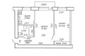 2 room apartment 45 m² Minsk, Belarus