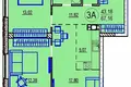 3 room apartment 67 m² Minsk, Belarus