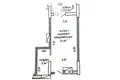 Wohnung 1 zimmer 30 m² in Minsk, Belarus