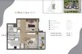 Apartamento 2 habitaciones 62 m² Región del Mediterráneo, Turquía