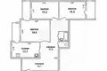 Apartamento 3 habitaciones 101 m² Muchaviecki sielski Saviet, Belarús