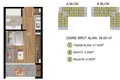 Apartamento 35 m² Erdemli, Turquía