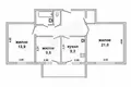 Apartamento 3 habitaciones 72 m² Muchaviecki sielski Saviet, Belarús