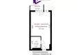 Квартира 1 комната 27 м² Минск, Беларусь