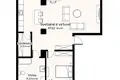 Apartamento 2 habitaciones 73 m² Kaunas, Lituania