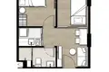 2 bedroom condo 34 m² Kathu, Thailand