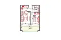 1 bedroom apartment 53 m² Mahmutlar, Turkey