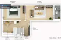 Квартира 2 комнаты 47 м² Вильнюс, Литва