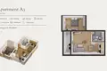 Wohnung 2 Schlafzimmer 57 m² Stoliv, Montenegro