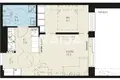 Wohnung 2 zimmer 39 m² Joensuu sub region, Finnland
