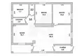 Casa 107 m² Muchaviecki sielski Saviet, Belarús