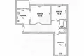 Apartamento 3 habitaciones 64 m² Brest, Belarús
