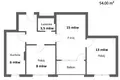 Apartamento 3 habitaciones 54 m² Varsovia, Polonia