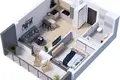 1 bedroom apartment 56 m² Batumi, Georgia