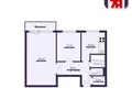 Wohnung 2 zimmer 41 m² Minsk, Belarus