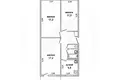 Apartamento 3 habitaciones 61 m² Muchaviecki sielski Saviet, Belarús