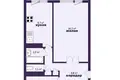 Квартира 3 комнаты 61 м² Молодечно, Беларусь