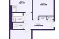 Wohnung 2 zimmer 47 m² Haradzishcha, Belarus