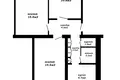 Appartement 3 chambres 59 m² Minsk, Bélarus