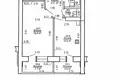 Wohnung 1 zimmer 43 m² Usda, Belarus