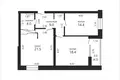 Wohnung 2 zimmer 70 m² Ratamka, Belarus