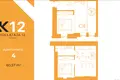 Apartamento 3 habitaciones 61 m² Cracovia, Polonia