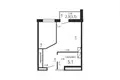 2 room apartment 32 m² Minsk, Belarus