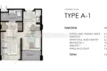 Wohnung 1 Schlafzimmer 35 m² Rawai, Thailand