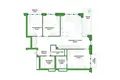 3 bedroom apartment 96 m² Riga, Latvia